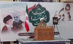 مراسم گرامیداشت سالگرد شهادت سردار سلیمانی در مهستان برگزار شد