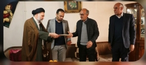 دیدار فرماندار طالقان با جانباز سرافراز دفاع مقدس به مناسبت روز جانباز