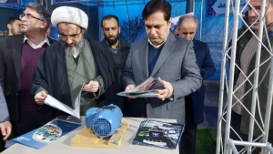 تصویر افتتاح نمایشگاه دستاوردهای شرکت های دانش بنیان مستقر در شهرستان نظرآباد