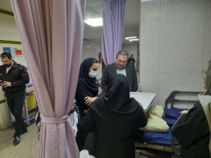 تصویر بازدید سرزده رئیس دانشگاه از مجتمع آموزشی و پزشکی امام علی (ع)
