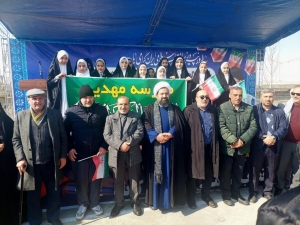 تصویر حضور گسترده مردم انقلابی و ولایتمدار شهرستان چهارباغ در مراسم یوم الله ٢٢ بهمن