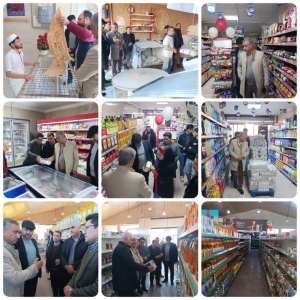 تصویر بازدید فرماندار و اعضای ستاد تنظیم بازار شهرستان از برخی اصناف شهر طالقان