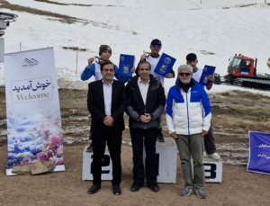 تصویر مسابقات اسکی قهرمانی کشوردر البرز به کار خود پایان داد