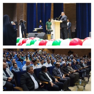 تصویر تلاوت قرآن استاد مهدی فلاح نژاد همایش کار و کارگر، شهرستانهای غرب استان البرز