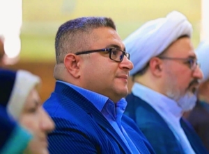 تصویر تلاوت استاد مهدی فلاح نژاد،جشن بزرگ خانوادگی دهه کرامت در شهر مهستان- البرز