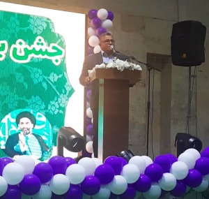 تصویر تلاوت استاد مهدی فلاح نژاد،جشن بزرگ خانوادگی دهه کرامت،شهر مهستان - البرز