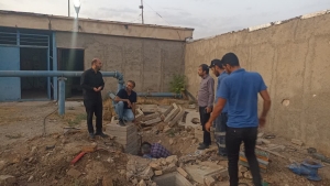 تصویر پیگیری مشکل آب خرمدشت