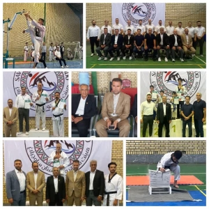تصویر هیات تکواندو ساوجبلاغ برای اولین بار در سطح کشور مسابقات خانوادگی تکواندو را برگزار کرد