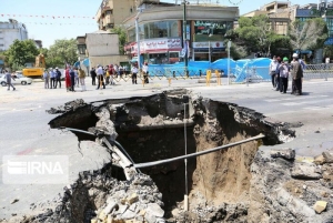 تصویر فرونشست زمین در البرز؛ دومین استان بحرانی کشور