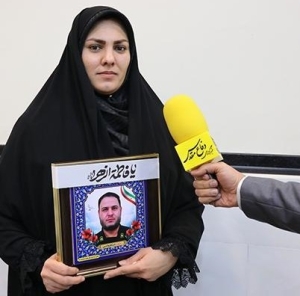 تصویر همسر شهید میثم یونسی: همسرم با شهادت، به آرزوی زیارت کربلا رسید