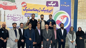 تصویر درخشش تیم البرز در لیگ ایروبیک ژیمناستیک کشور