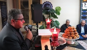 تصویر تلاوت نورانی استاد مهدی فلاح نژاد با حضور نماینده مجلس کرج،هفته بهزیستی در استان البرز