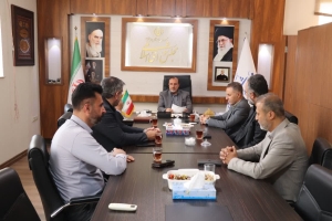 تصویر دیدار شهردار و اعضای شورای اسلامی هشتگرد با علی حدادی