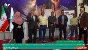 تصویر حضور مهدی فلاح نژاد فعال فرهنگی،قرآنی در برنامه پخش زنده صدا و سیمای البرز