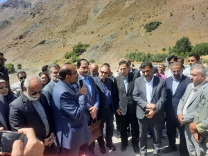 تصویر افتتاح پل تردد عشایر منطقه ماشینو طالقان