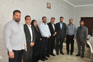 تصویر دیدار شهردار و اعضای شورای اسلامی شهر گلسار با فرماندار ساوجبلاغ