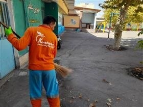 تصویر آماده‌سازی ۱۴ مدرسه منطقه یک کرج برای آغاز سال تحصیلی