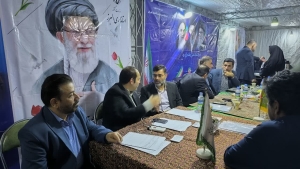 تصویر حضور مدیرکل صمت البرز در «رزم شبانه» کرج