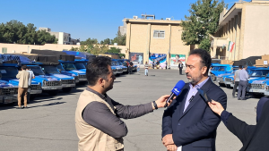 تصویر کاروان تجهیزات ورزشی و بهداشتی " مهربانشاط " راهی مدارس البرز شد