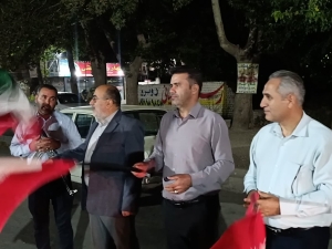 تصویر گزارشی از تجمعات شبانه شهرستان چهارباغ»