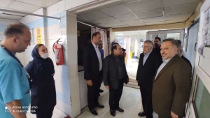 تصویر عملیات تکمیل و تجهیز بخش ICU بیمارستان شریعتی ماهدشت در مراحل پایانی قرار دارد