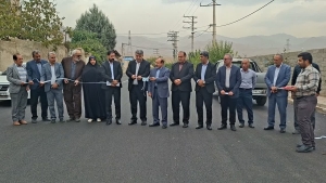 تصویر خور، میزبان افتتاح پروژه عمرانی