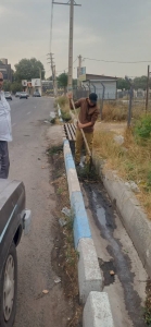 تصویر پاکسازی و لایروبی مسیرهای آب در کوهسار با جدیت دنبال می‌شود