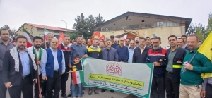 تصویر گاز البرز همگام با مردم در اجتماع بزرگ جانفدایان
